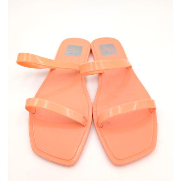 DV by Dolce Vita Sunshine Casual Flat Sandal Women's Melon Size US6 EU37 - Picture 2 of 10